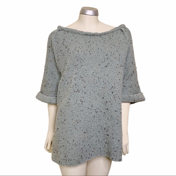 Free People Mint Green Speckled Sweater - Picture 3 of 16